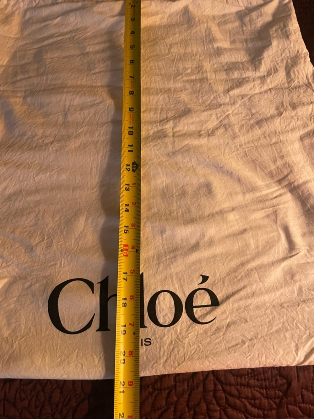 Chloe White Dust Bag - Picture 2 of 3